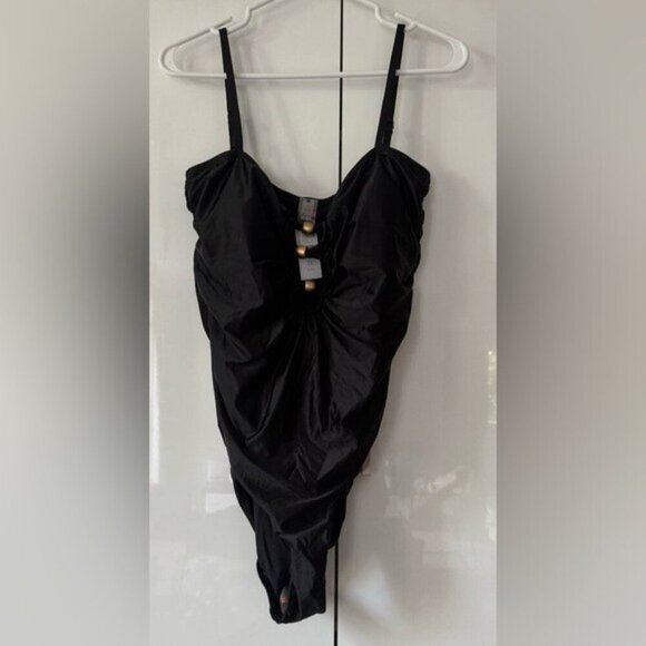 NWT Size 3X - PQ Swim Nightfall Keyhole One Piece - Picture 11 of 14